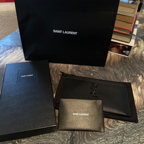 Saint Laurent Monogram Clutch - Picture 2 of 2